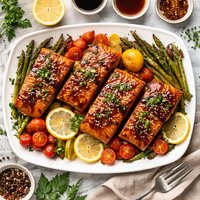 Balsamic Maple Glaze Salmon