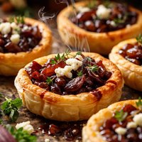 Balsamic Onion Tartlets