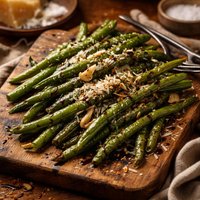 Balsamic Parmesan Green Beans