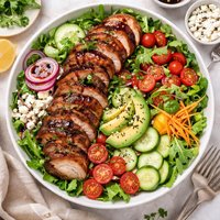 Balsamic Pork Garden Salad