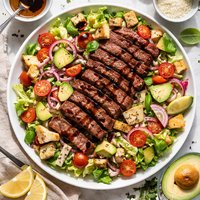 Balsamic Steak and Romano Salad