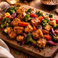 Balsamic Tofu Vegetable Medley