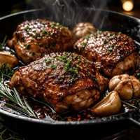 Balsamic Vinegar and Garlic Oven Chicken