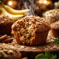 Banana All Bran Muffins