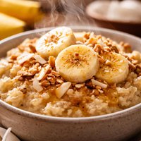 Banana and Coconut Oatmeal