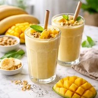 Banana and Mango Smoothie