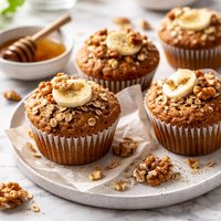 Banana and Walnut Muffins Very Healthy
