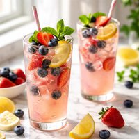 Banana Berry Fizz