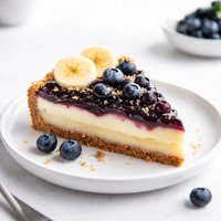 Banana Blueberry Pudding Pie