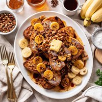 Banana Bourbon French Toast