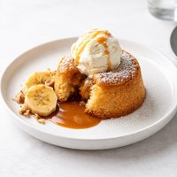 Banana Caramel Self Saucing Pudding