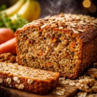 Banana Carrot Oatmeal Bread