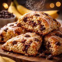 Banana Chocolate Chip Scones