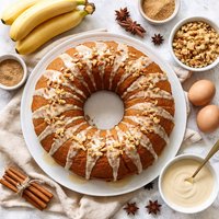 Banana Cinnamon Bundt Cake