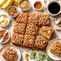 Banana Coffee Cake with Streusel Topping