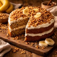 Banana Crunch Cake