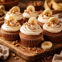 Banana Cupcakes with Cream Cheese Frosting