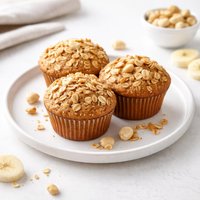 Banana Macadamia Nut Muffins