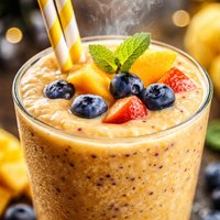Banana Mango Blueberry Smoothie
