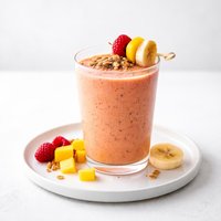 Banana Mango Raspberry Smoothie
