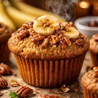 Banana Maple Pecan Bread Muffins Gluten Free