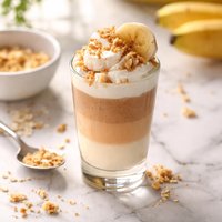 Banana Milkshake Layered Shot