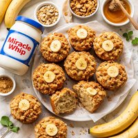 Banana Miracle Whip Muffins