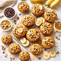 Banana Muffin Tops or Muffins and Mini Muffins