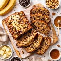 Banana Nut Chocolate Chip Bread