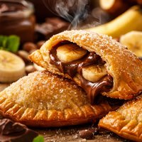 Banana Nutella Empanadas Empanadas De Platanos Y Chocolate