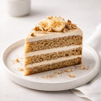 Banana Nutmeg Cream Cake
