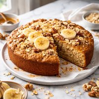 Banana Oatmeal Cake