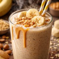 Banana Peanut Butter Protein Shake
