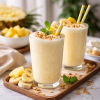 Banana Pineapple Yogurt Smoothie