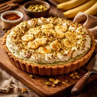 Banana Pistachio Pie