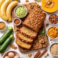 Banana Pumpkin Zucchini Bread