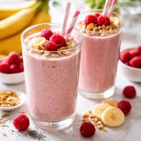 Banana Raspberry Smoothie