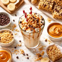 Banana Scotcheroo Milk Shake