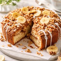 Banana Sour Cream Coffee Cake