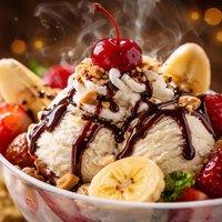 Banana Split Ice Cream