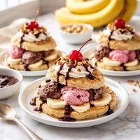 Banana Split Shortcakes