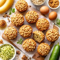 Banana Zucchini Muffins