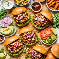 Barbecue Feta Turkey Burgers