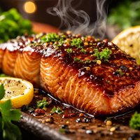 Barbecue Roasted Salmon