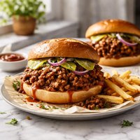 Barbecued Hamburger Sloppy Joes