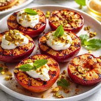 Barbecued Nectarines