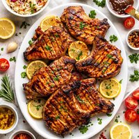 Barbecued Pork Chops