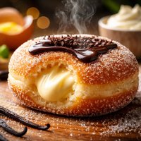Bavarian Cream Donut
