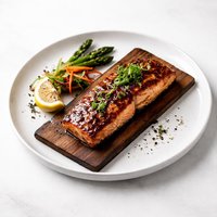 Bbq Salmon on Wet Plank Old Native Indian Recipe
