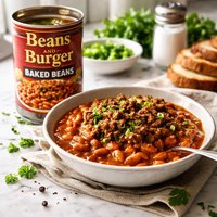 Beans and Burger Baked Beans